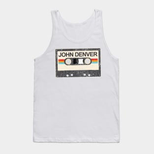 kurniamarga vintage cassette tape John Denver Tank Top